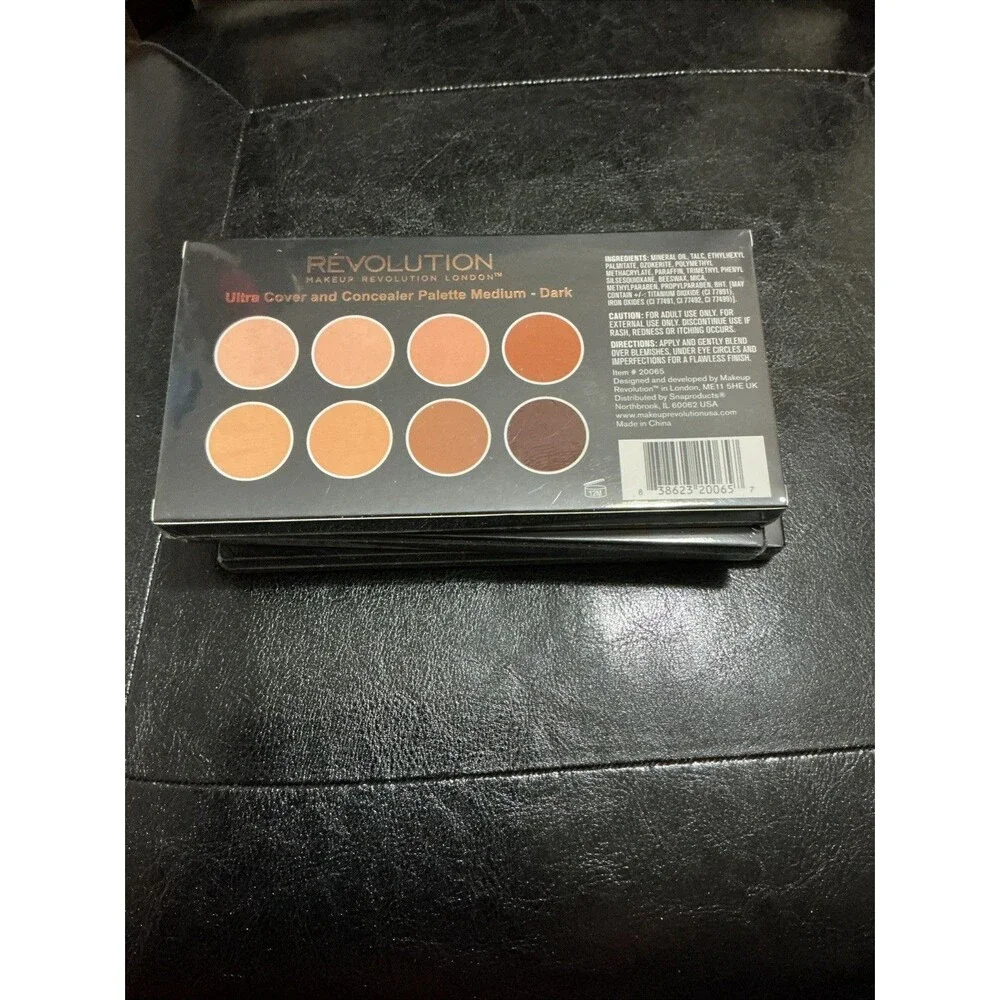 Revolution Ultra Cover And Concealer Palette makeup Medium To Dark brand new